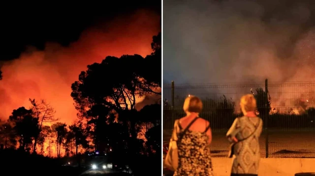 antalyada yanan ormanlik alan havadan goruntulendi pU5s8wDV