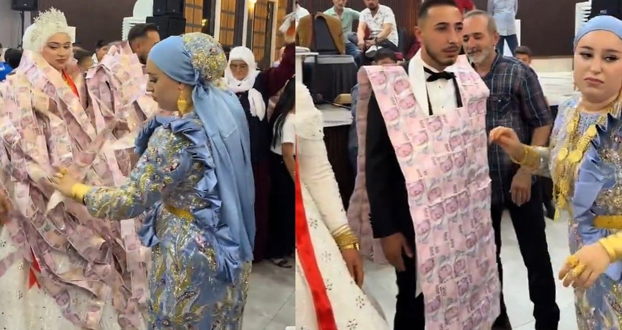 gelin ve damat takilarin arasinda kayboldu 4t1RyWpy