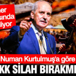 Numan kurtulmusa gore pkk silah birakmis k9gP96dX